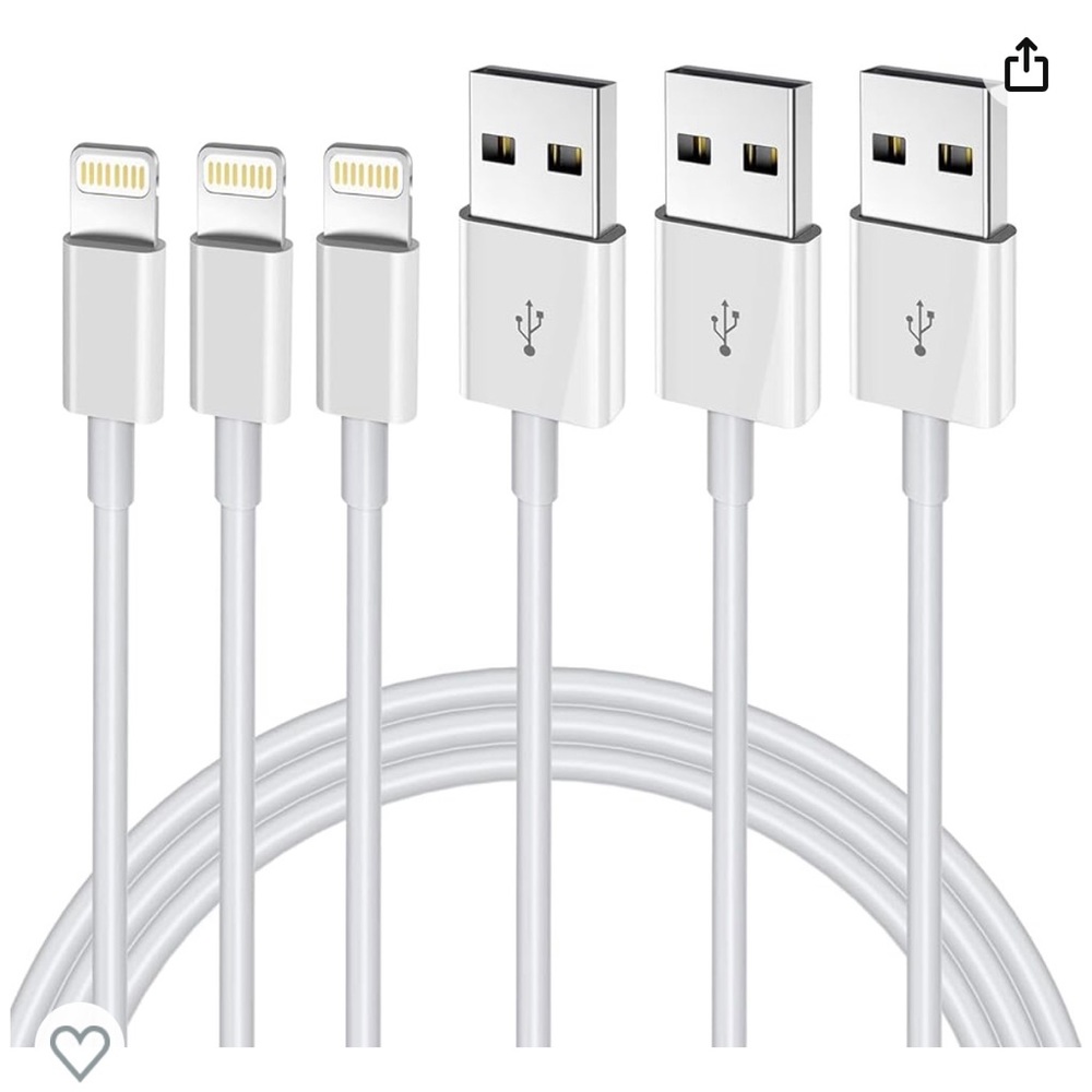3 Pack Lightning To USB Cable